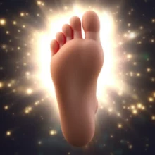 발-붓기를-마법처럼-케어하는-따뜻한-빛이-감도는-이미지