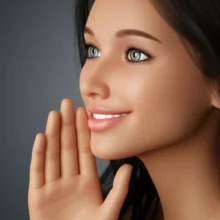 입술-건강의-비밀을-속삭이는-다정하고-자신감-넘치는-사람의-모습.