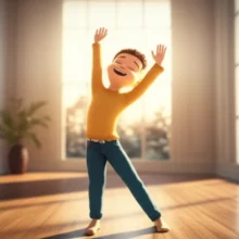 아침-햇살을-맞으며-기지개를-켜는-활력-넘치는-사람