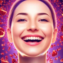 빛나는-석류-앞에서-행복하게-웃는-젊고-활기찬-여성