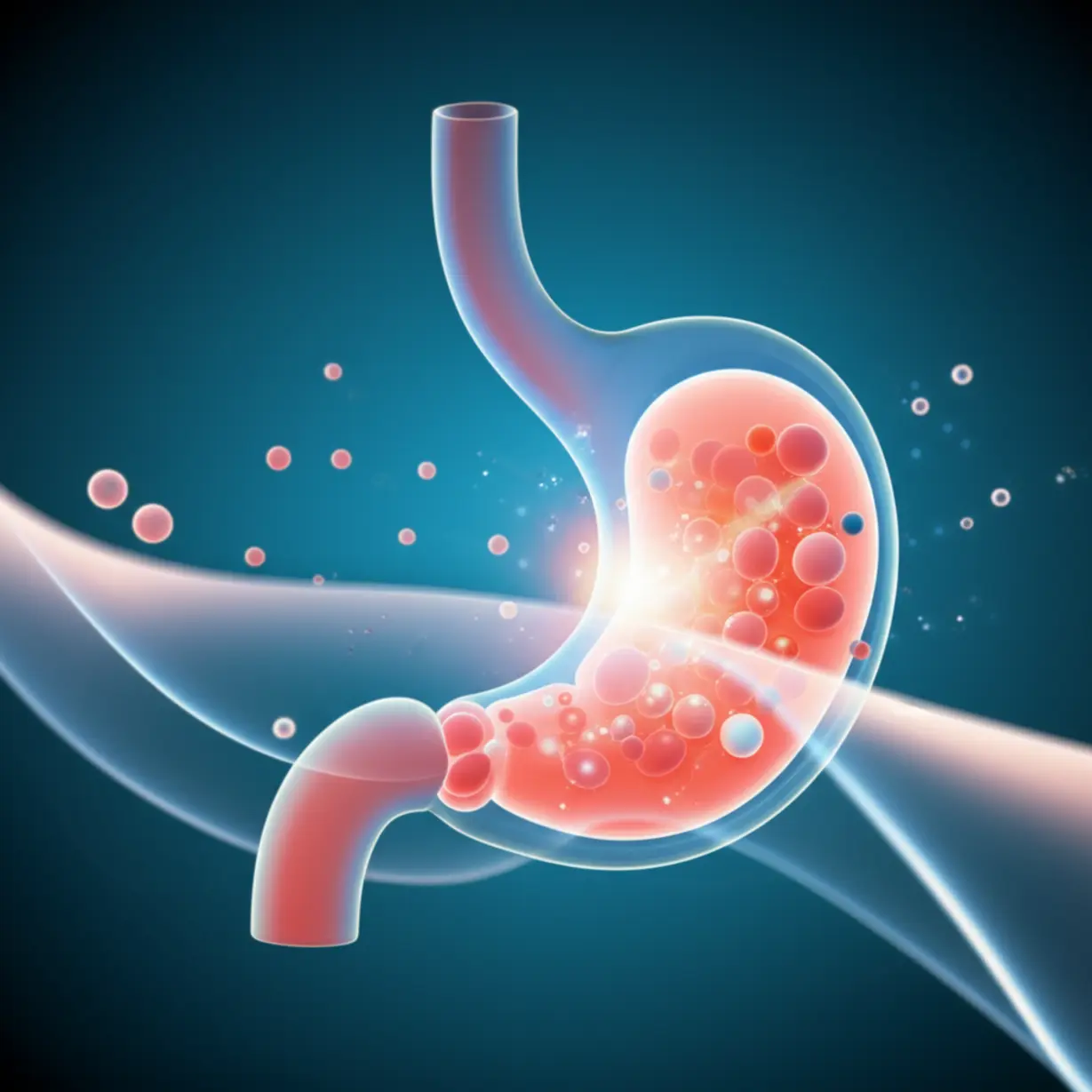 빛나는-위가-보호막에-둘러싸여-편안해-보이는-모습