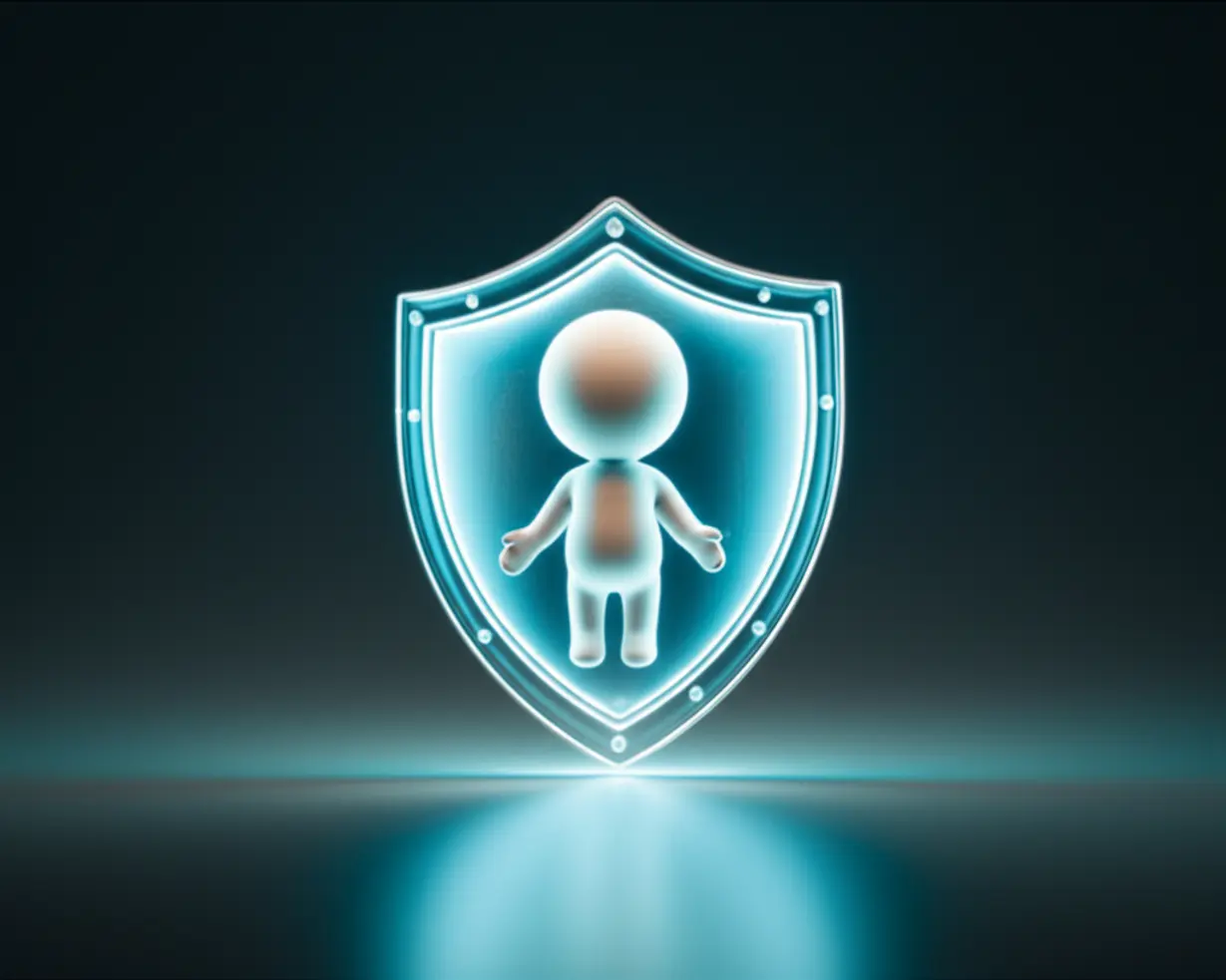 A-glowing-shield-protecting-a-peaceful-character,-symbolizing-Lysine