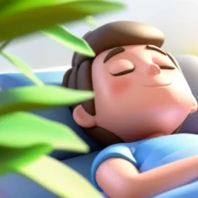 상쾌하게-잠에서-깨어-활기찬-하루를-시작하는-사람의-모습