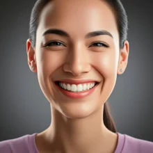 만성적인-입병에서-벗어나-편안함을-느끼는-사람의-모습.-입안에-건강한-빛이-감돈다.