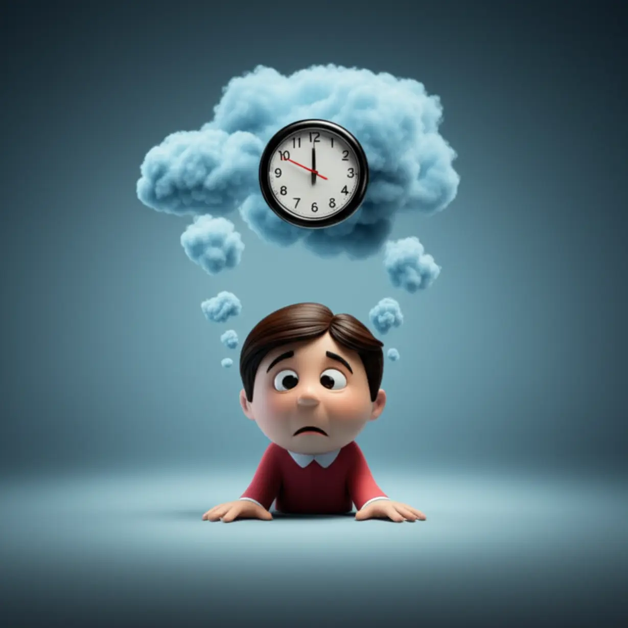 밤새-뒤척이며-시계를-보는-지친-사람