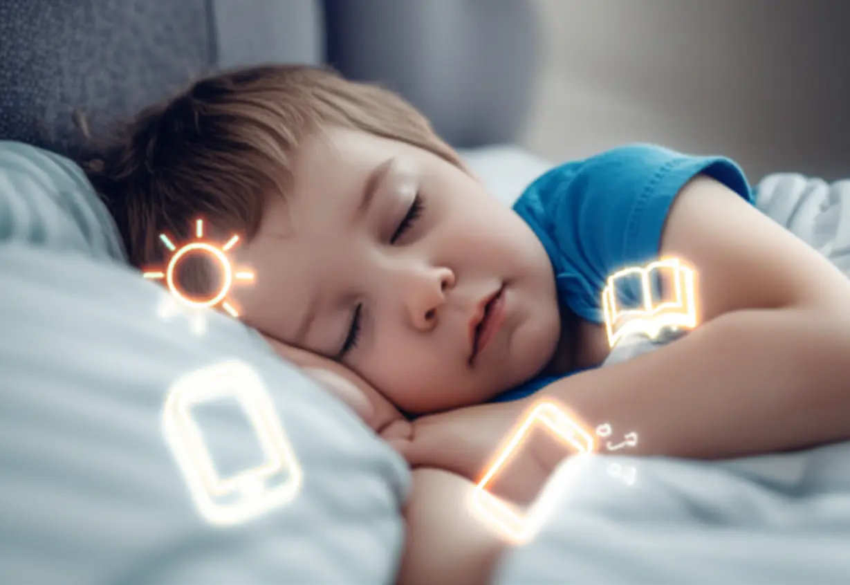 Cute-3D-image-of-keys-for-deep-sleep:-sunlight,-book,-and-no-phone.