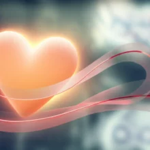 따뜻하고-건강한-기운을-내뿜는-빛나는-3D-심장-이미지