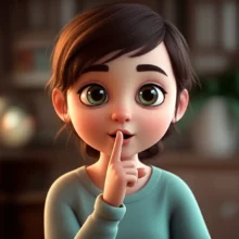 건강의-비밀을-속삭이는-모습의-귀여운-3D-캐릭터