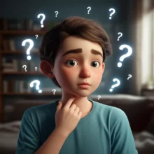 한-사람이-목을-만지며-궁금해하는-모습.