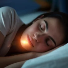 편안하게-잠든-사람의-턱-주변에-부드러운-빛이-감도는-이미지