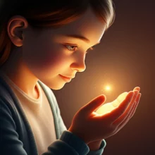 A-person-finding-inner-peace-with-a-shimmering-light-in-their-hands.