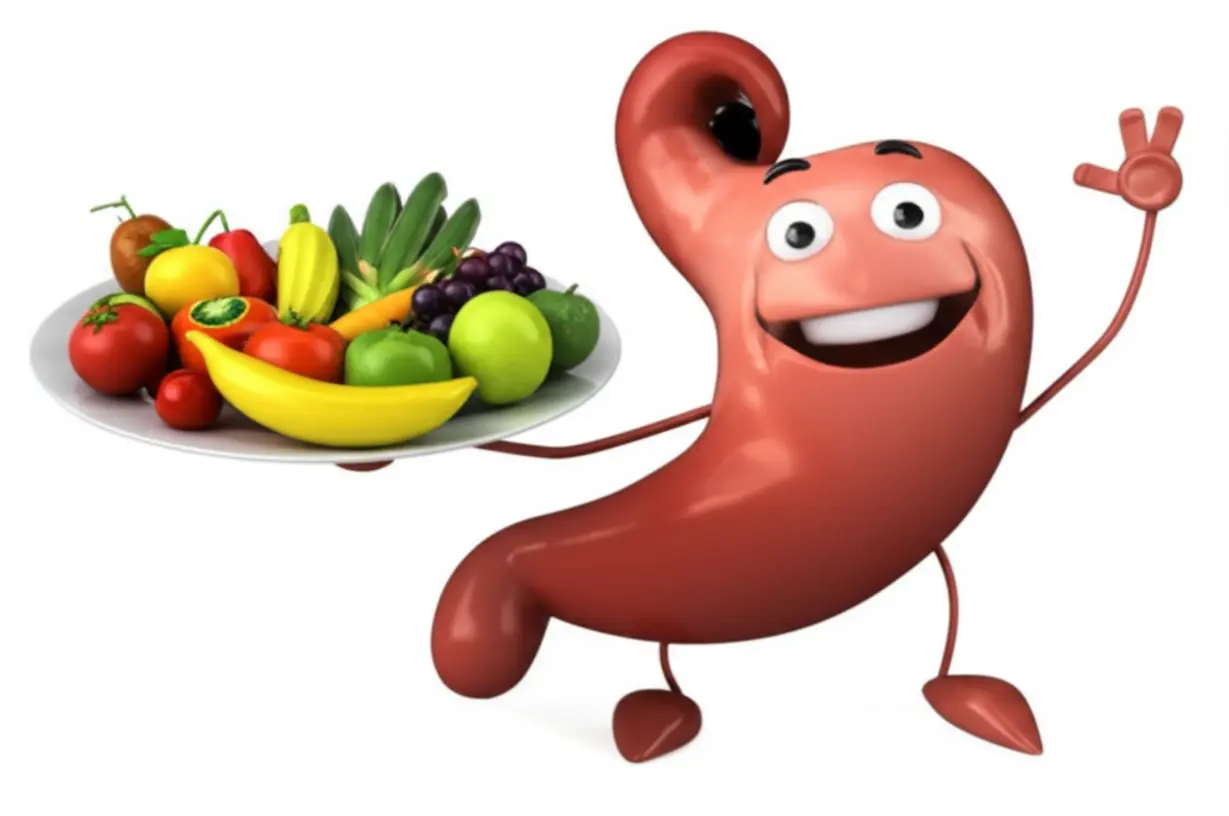 건강하고-균형-잡힌-식사를-들고-행복해하는-귀여운-위장-캐릭터